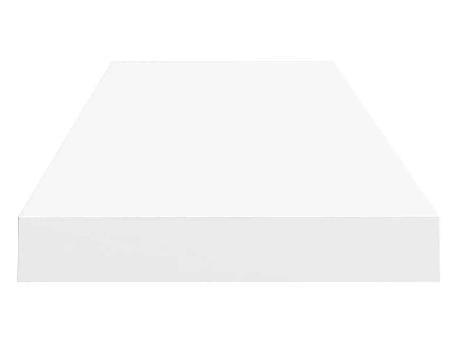 Estantes de pared flotantes 2 uds blanco 80x23,5x3,8 cm MDF