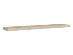 Estantes de pared flotantes 4 piezas roble 120x23,5x3,8 cm MDF