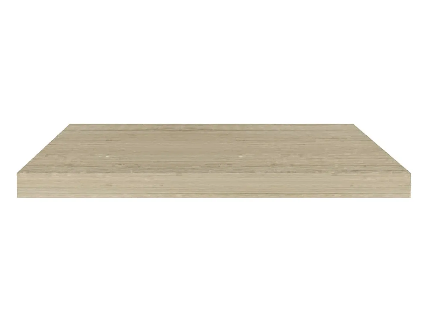 Estantes de pared flotantes 2 piezas roble 60x23,5x3,8 cm MDF