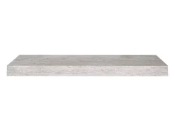 Estantes de pared flotantes 4 piezas gris hormigón 60x23,5x3,8 cm MDF