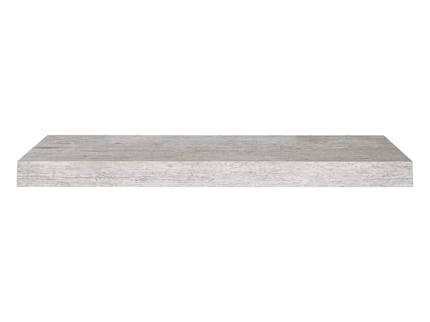 Estantes de pared flotantes 4 piezas gris hormigón 60x23,5x3,8 cm MDF