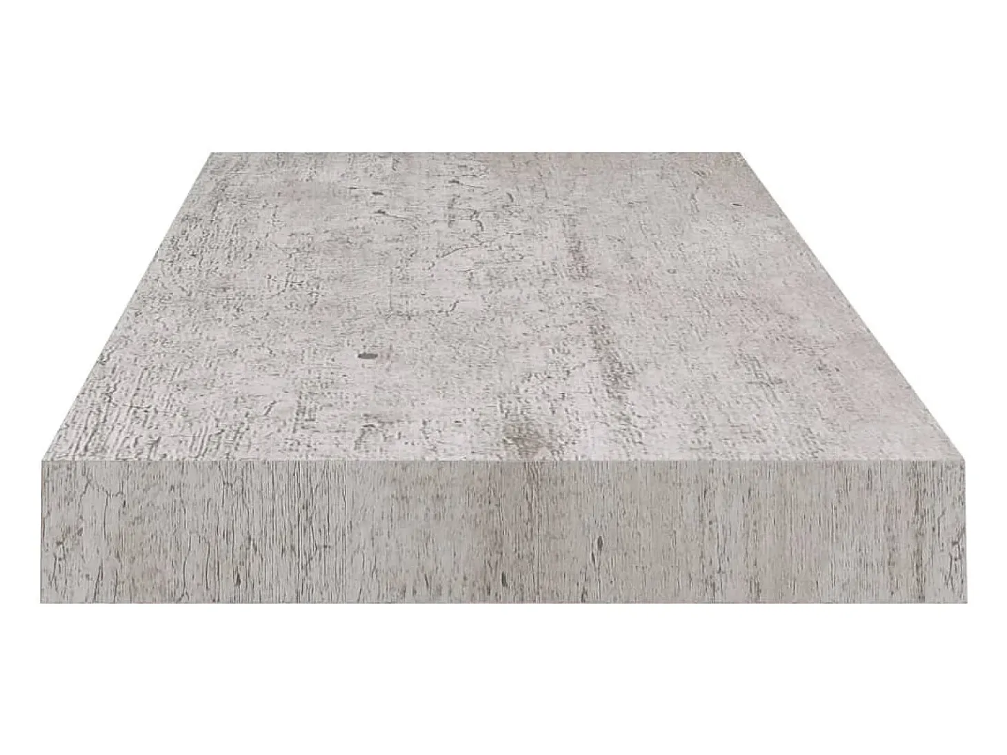 Estantes de pared flotantes 4 piezas gris hormigón 60x23,5x3,8 cm MDF