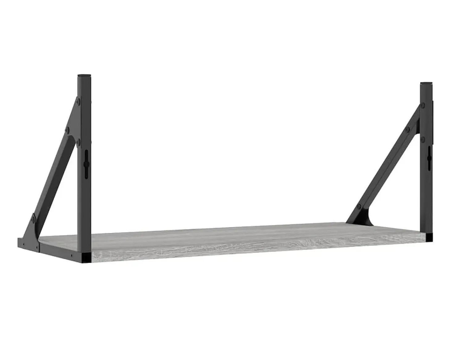 estantes de pared gris sonoma 60x25x25,5 cm madera de ingeniería