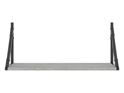 estantes de pared gris sonoma 60x25x25,5 cm madera de ingeniería
