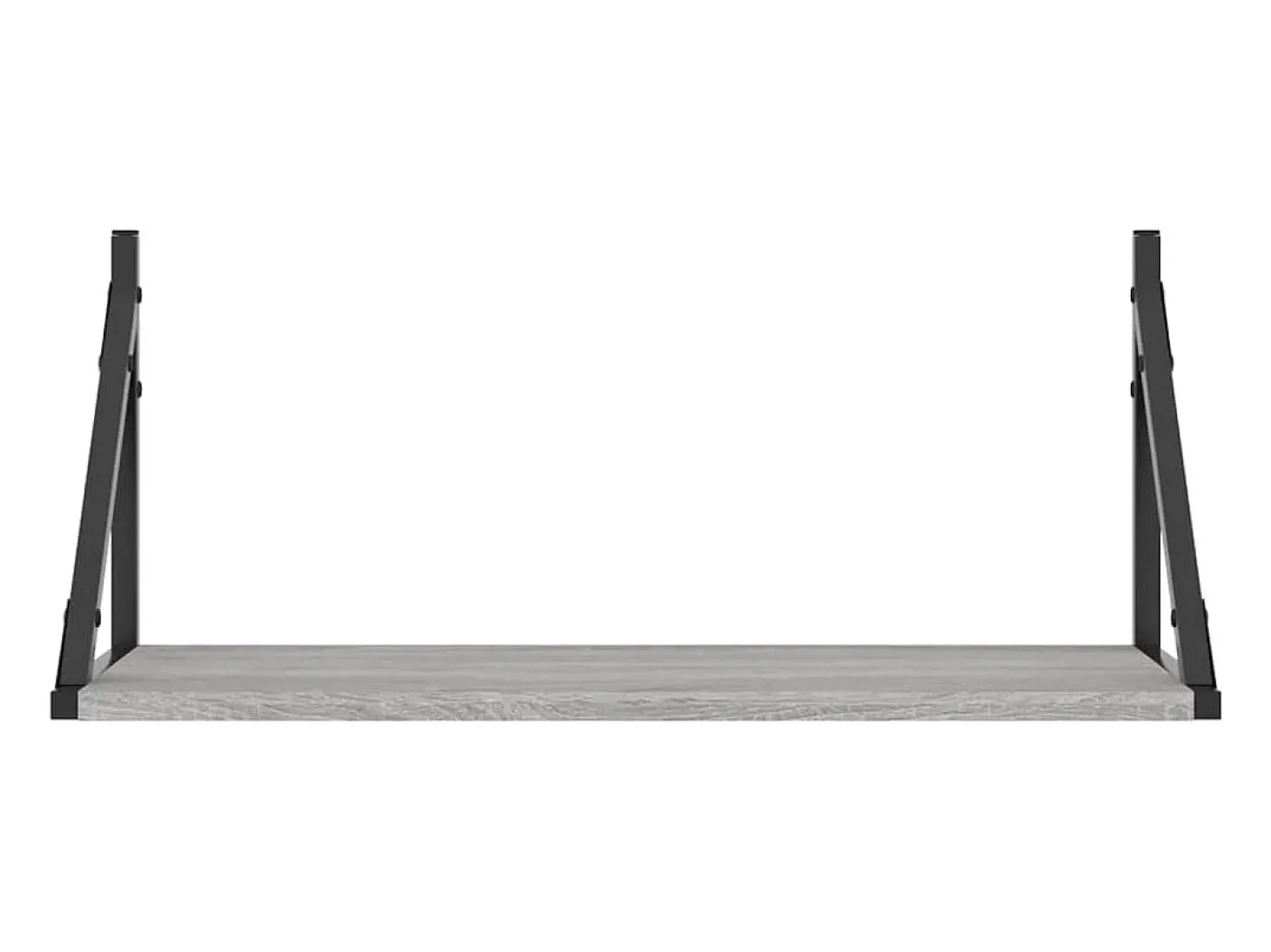 estantes de pared gris sonoma 60x25x25,5 cm madera de ingeniería