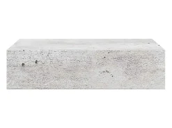 Estantes de pared para cajones 2 uds Gris hormigón 40x23,5x10 cm MDF