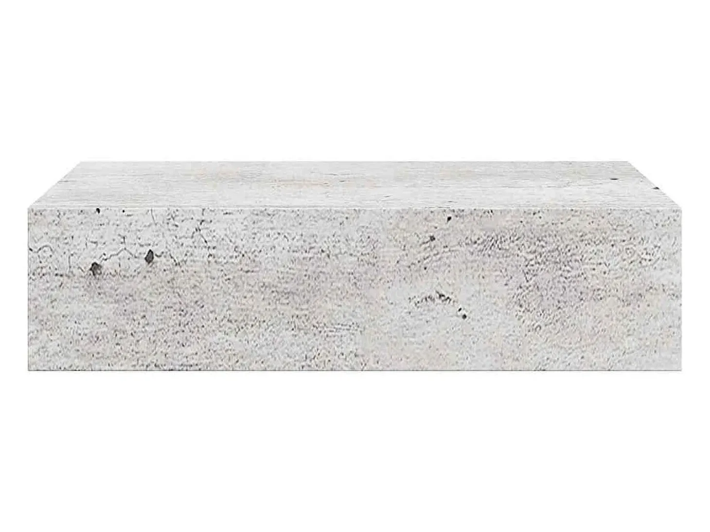 Estantes de pared para cajones 2 uds Gris hormigón 40x23,5x10 cm MDF
