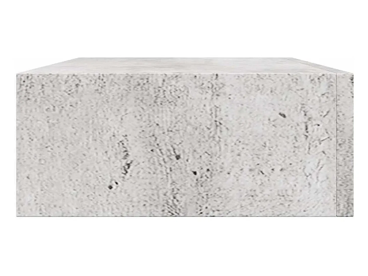 Estantes de pared para cajones 2 uds Gris hormigón 40x23,5x10 cm MDF