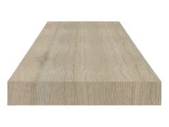 Estantes de pared pared 4 uds color roble MDF 80x23,5x3,8cm ES14945
