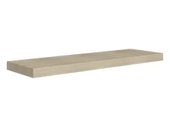 Estantes de pared pared 4 uds color roble MDF 80x23,5x3,8cm ES14945