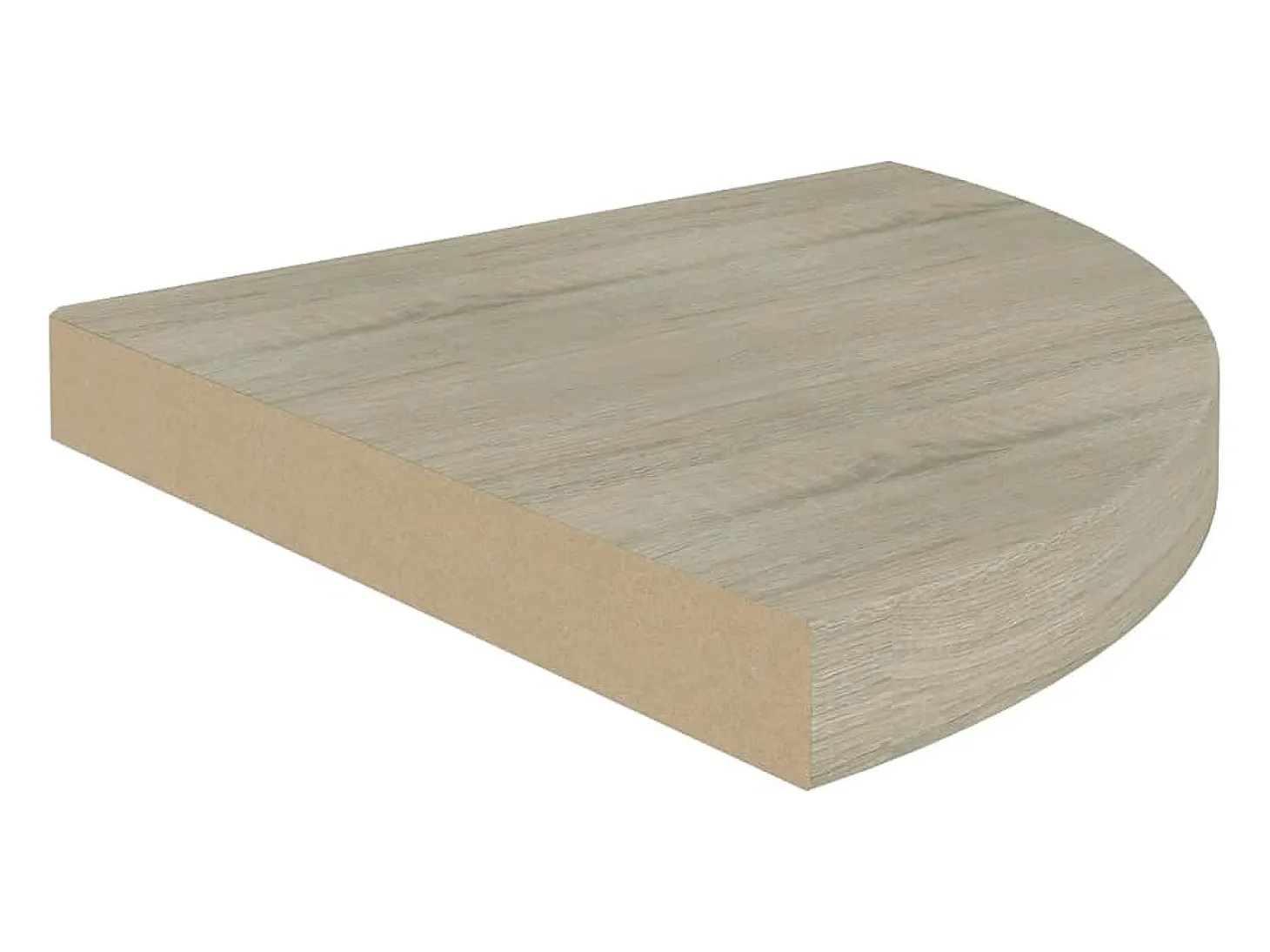 Estantes Esquineros Flotantes 4 uds Roble 35x35x3,8 cm MDF