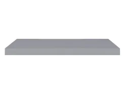 Estantes flotantes de pared 2 piezas gris 80x23,5x3,8 cm MDF