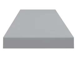 Estantes flotantes de pared 2 piezas gris 90x23,5x3,8 cm MDF