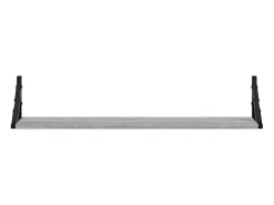 Estantes pared 2 uds madera ingeniería gris Sonoma 80x15x15,5cm ES65476