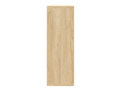 Estantes pared madera contrachapada color roble 104x20x58,5 cm