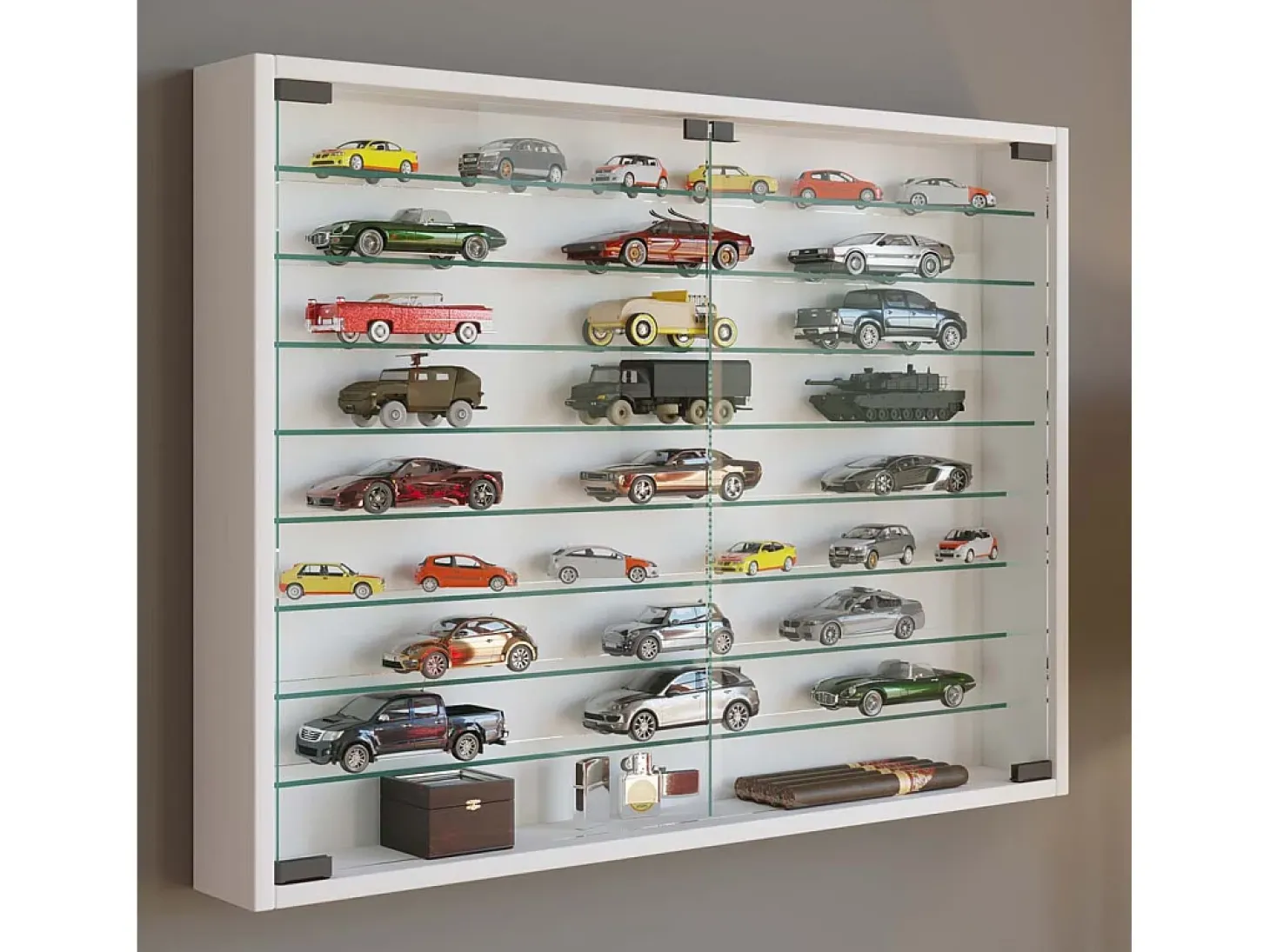 Estuche de exhibición de pared Mandosa