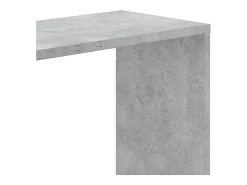 Fairmont Librería de 5 niveles madera gris hormigón 80,5x23,5x162,5 cm