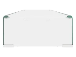 Fall River Soporte para TV/Elevador monitor cristal claro 110x30x13 cm