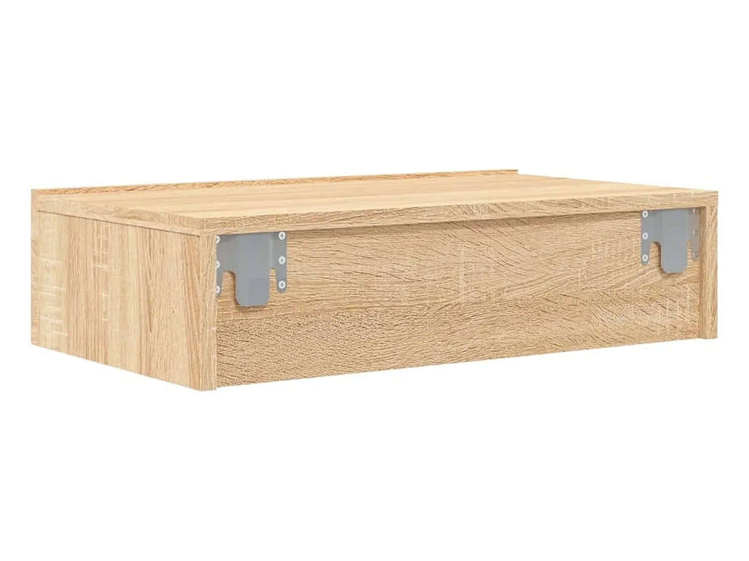 Felizia Mueble de TV con luces LED roble Sonoma 60x35x15,5 cm