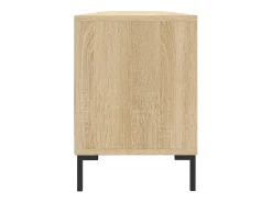 Fem Mueble de TV madera contrachapada roble Sonoma 150x30x44,5 cm