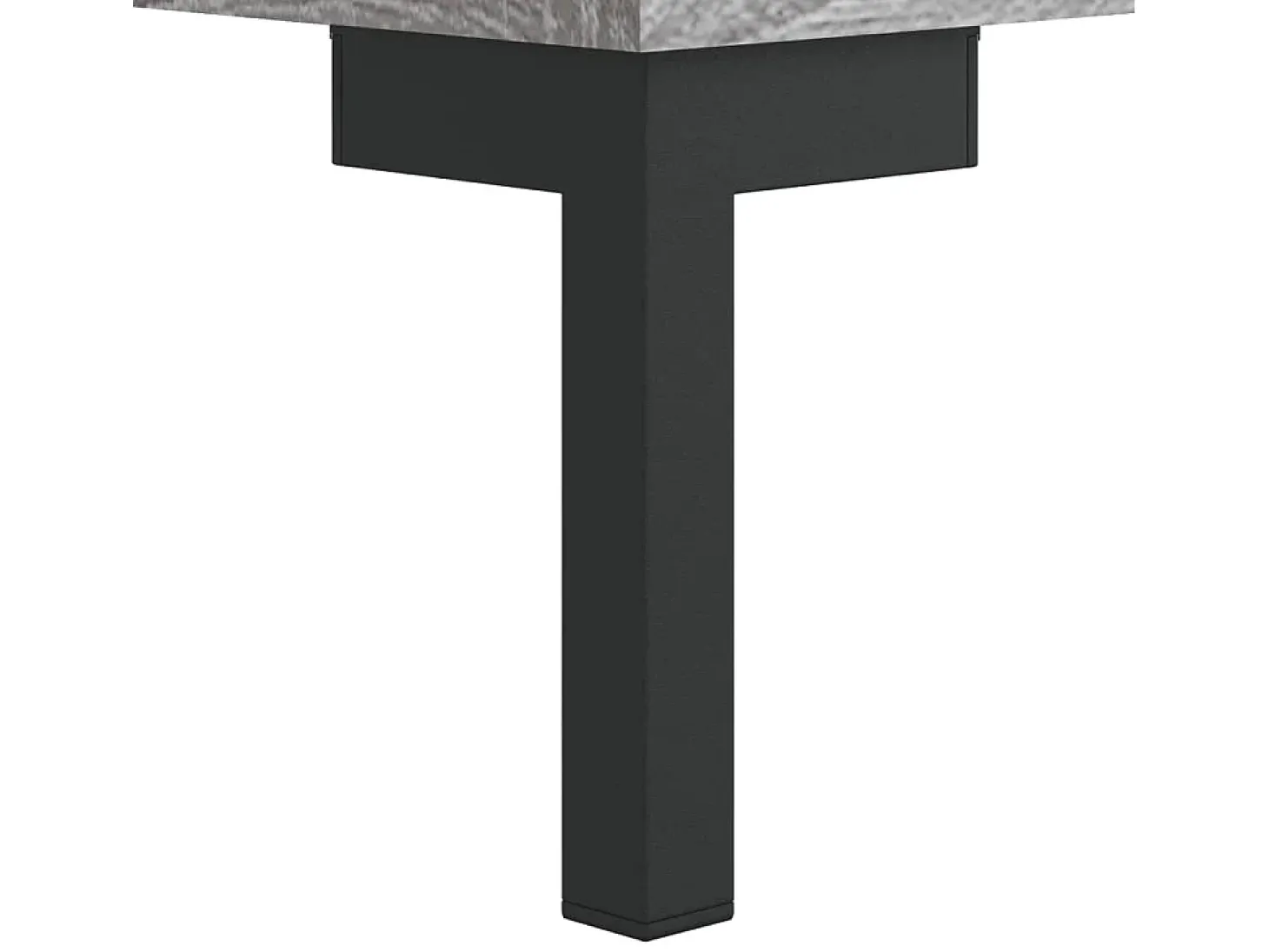 Fem Mueble para TV madera contrachapada gris Sonoma 150x30x44,5 cm