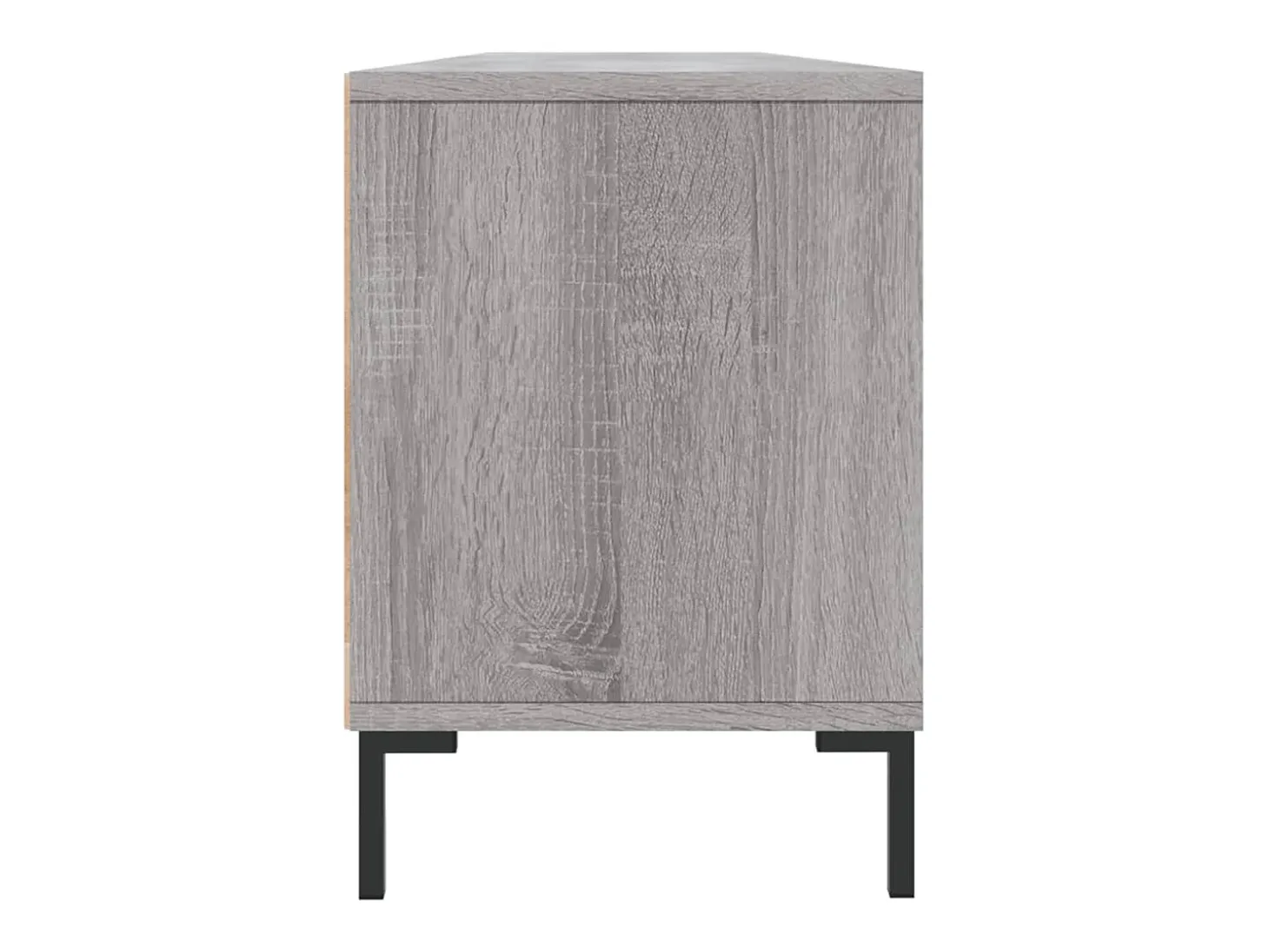 Fem Mueble para TV madera contrachapada gris Sonoma 150x30x44,5 cm