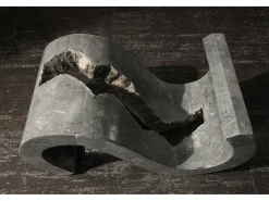 Flexus - Mesa de centro (120 x 70 - Transparente) en cristal templado gris