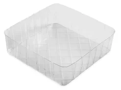 Fluor Paragüero para la Entrada, Habitación o Hall, Porta paraguas moderno, Negro y blanco, 53x21x21cm