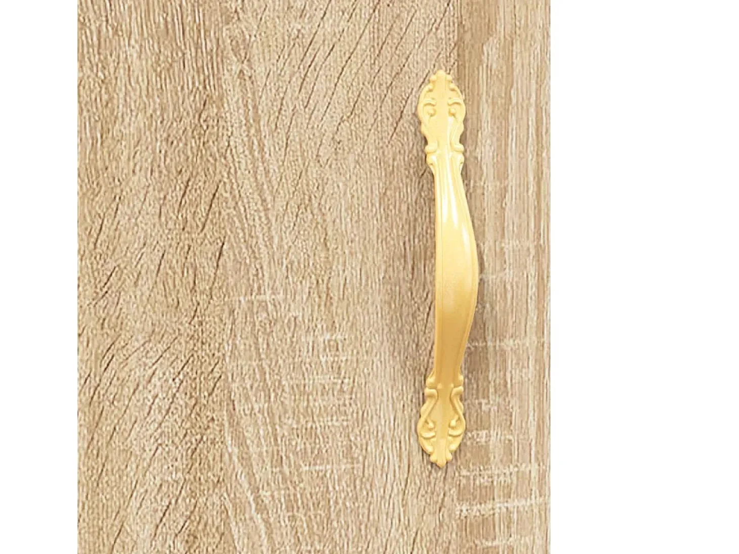 Fouzia Mueble para TV madera de ingeniería roble Sonoma 150x30x50 cm