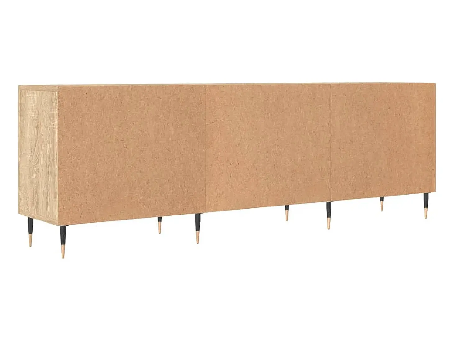 Fouzia Mueble para TV madera de ingeniería roble Sonoma 150x30x50 cm