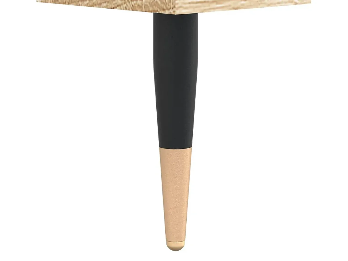 Fouzia Mueble para TV madera de ingeniería roble Sonoma 150x30x50 cm