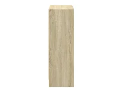 Freekje Estantería madera de ingeniería roble Sonoma 60x24x76 cm