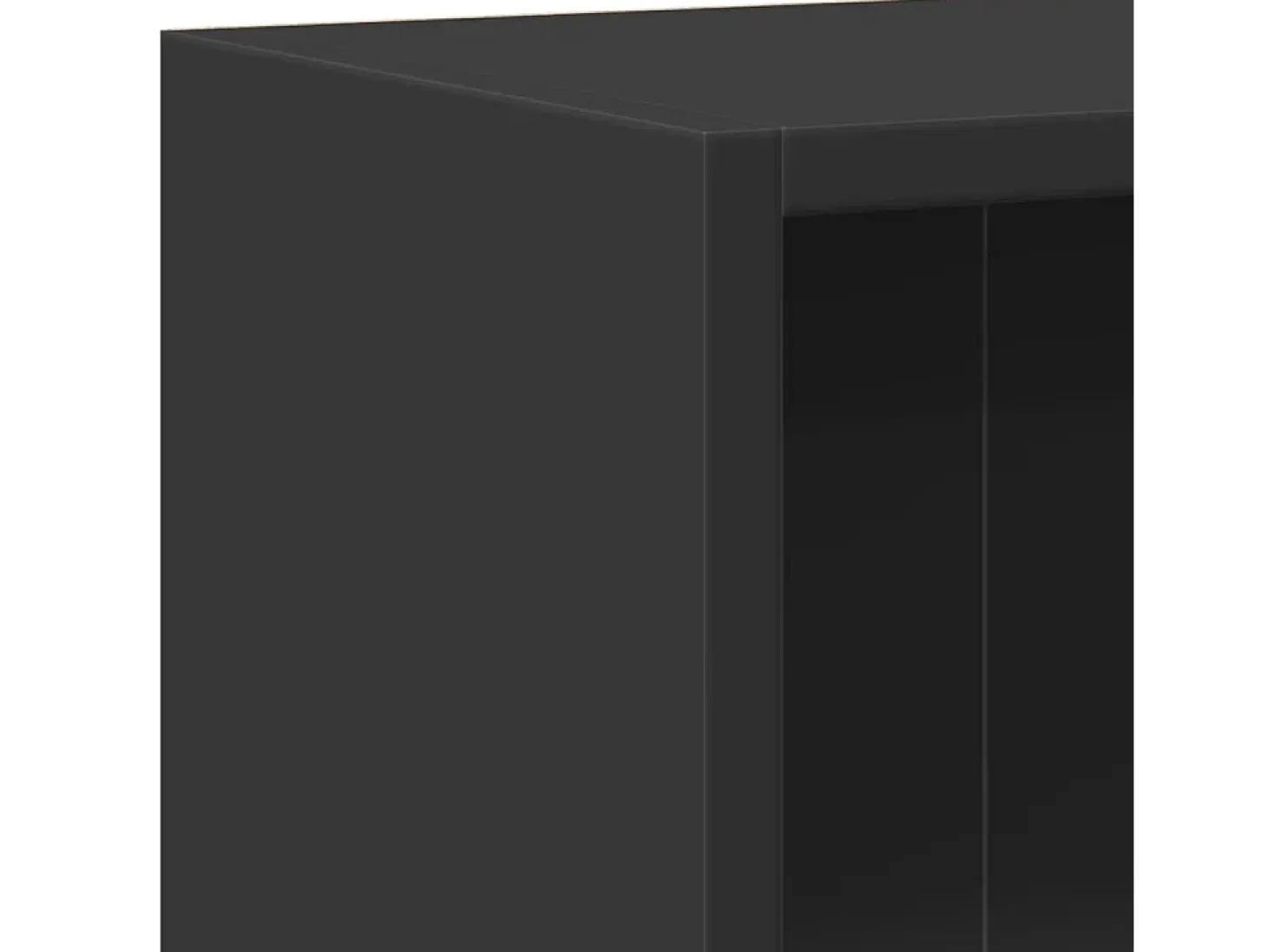 Freekje Estantería madera de ingeniería negro 60x24x76 cm