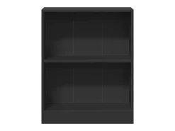 Freekje Estantería madera de ingeniería negro 60x24x76 cm