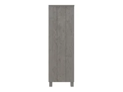 Fryvik Estantería HAMAR madera maciza pino gris claro 85x35x112 cm