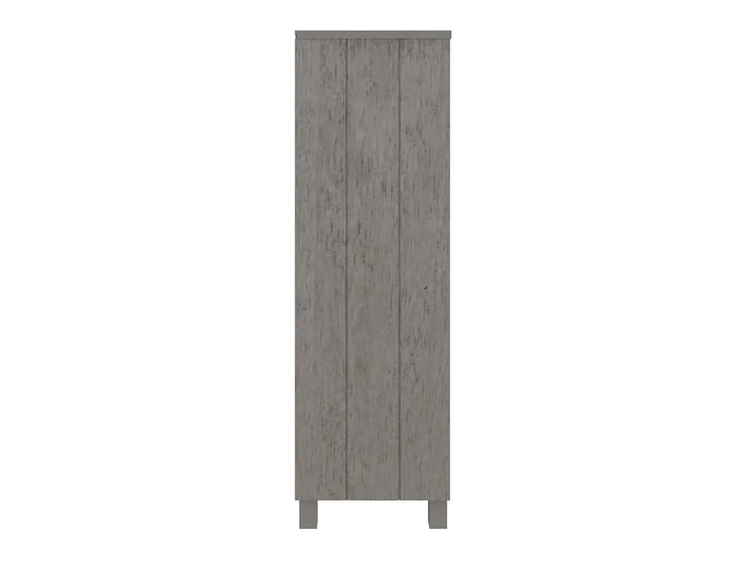 Fryvik Estantería HAMAR madera maciza pino gris claro 85x35x112 cm