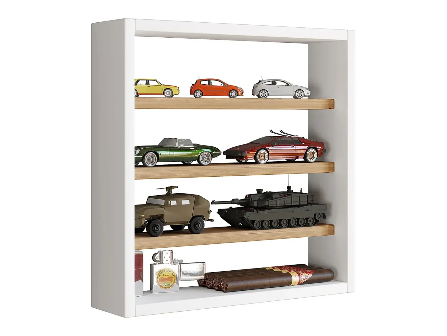 Gabinete de exhibición de pared Osado