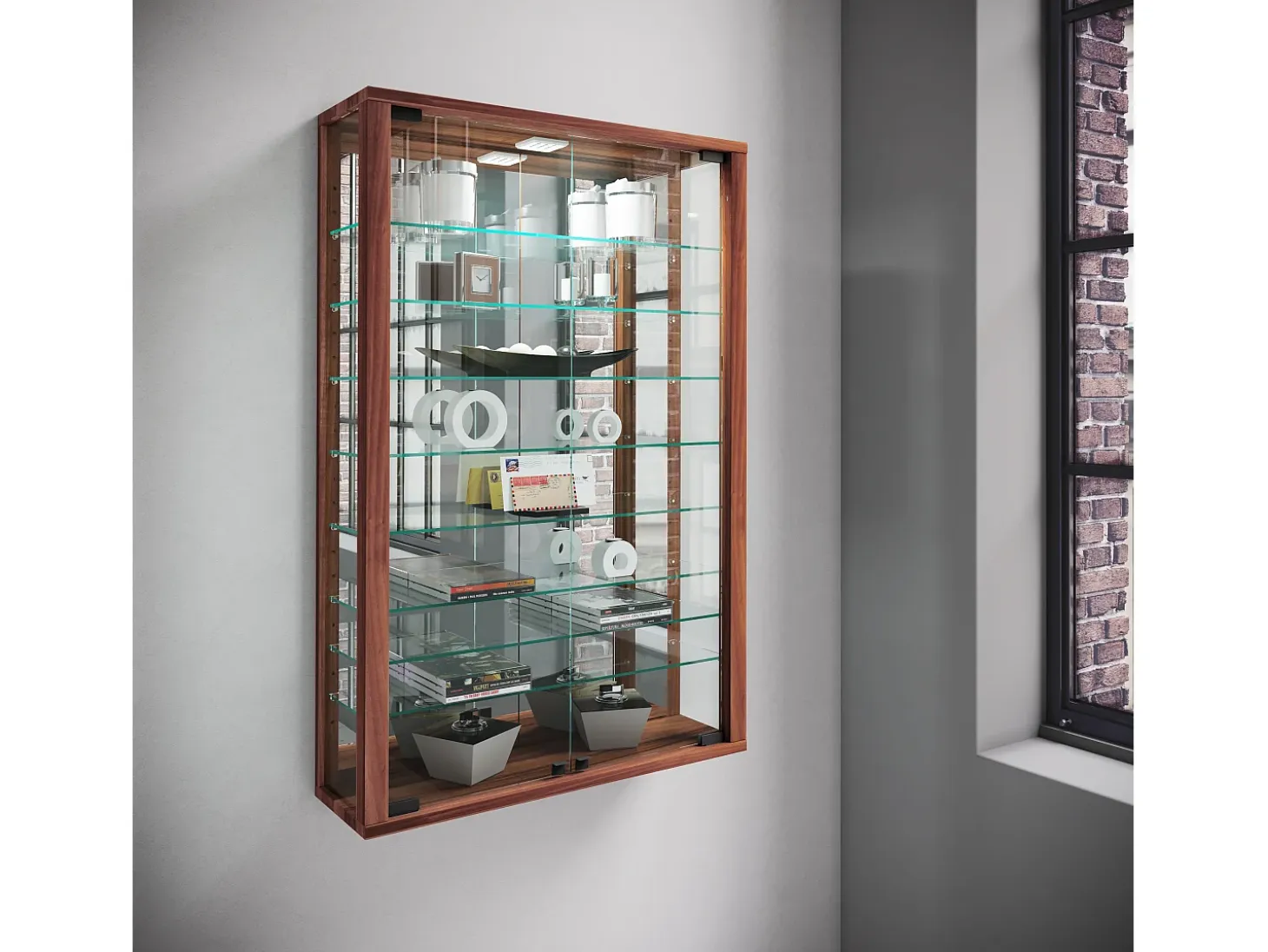 Gabinete de exhibición de pared Vitrosa
