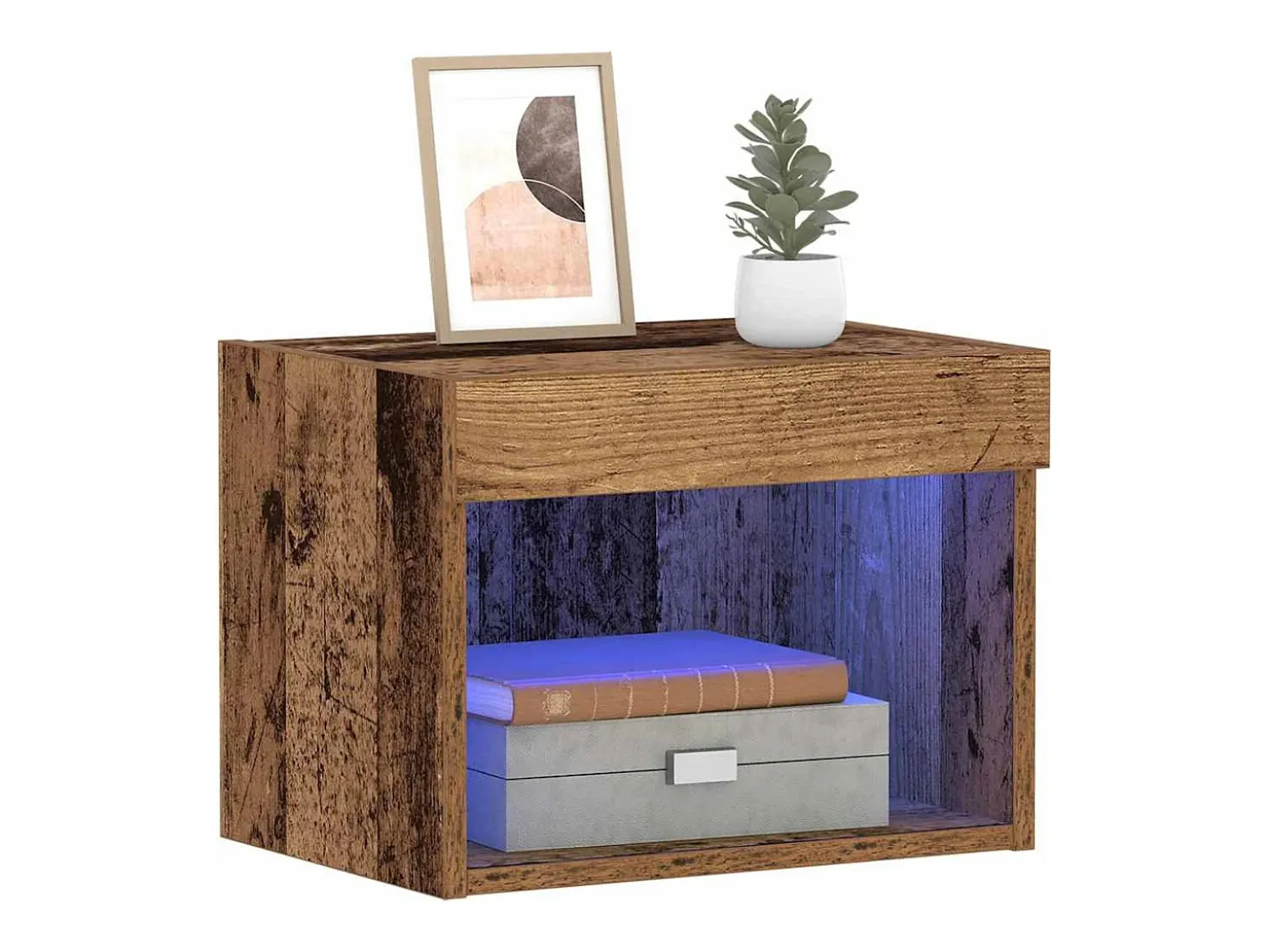 Gabinete de TV 2 pcs Madera vieja 40 x 30 x 30 cm