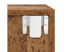 Gabinete de TV 4 pcs Marrón 37 x 37 x 142.5 cm