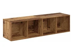 Gabinete de TV 4 pcs Marrón 37 x 37 x 142.5 cm