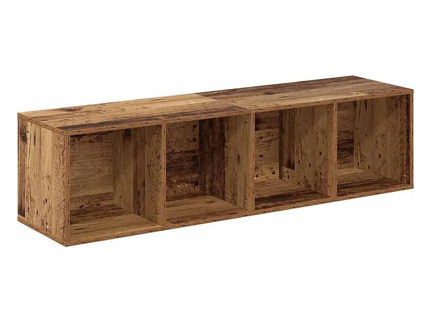 Gabinete de TV 4 pcs Marrón 37 x 37 x 142.5 cm