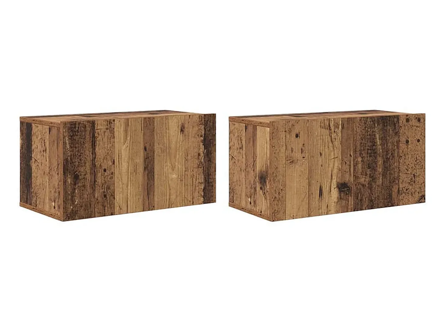 Gabinete de TV 2 pcs Multicolor 60 x 30 x 30 cm