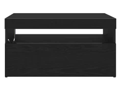 Gabinete de TV 2 pcs Negro 75 x 35 x 40 cm Madera contrachapada