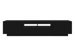 Gabinete de TV 2 pcs Negro 180 x 35 x 40 cm