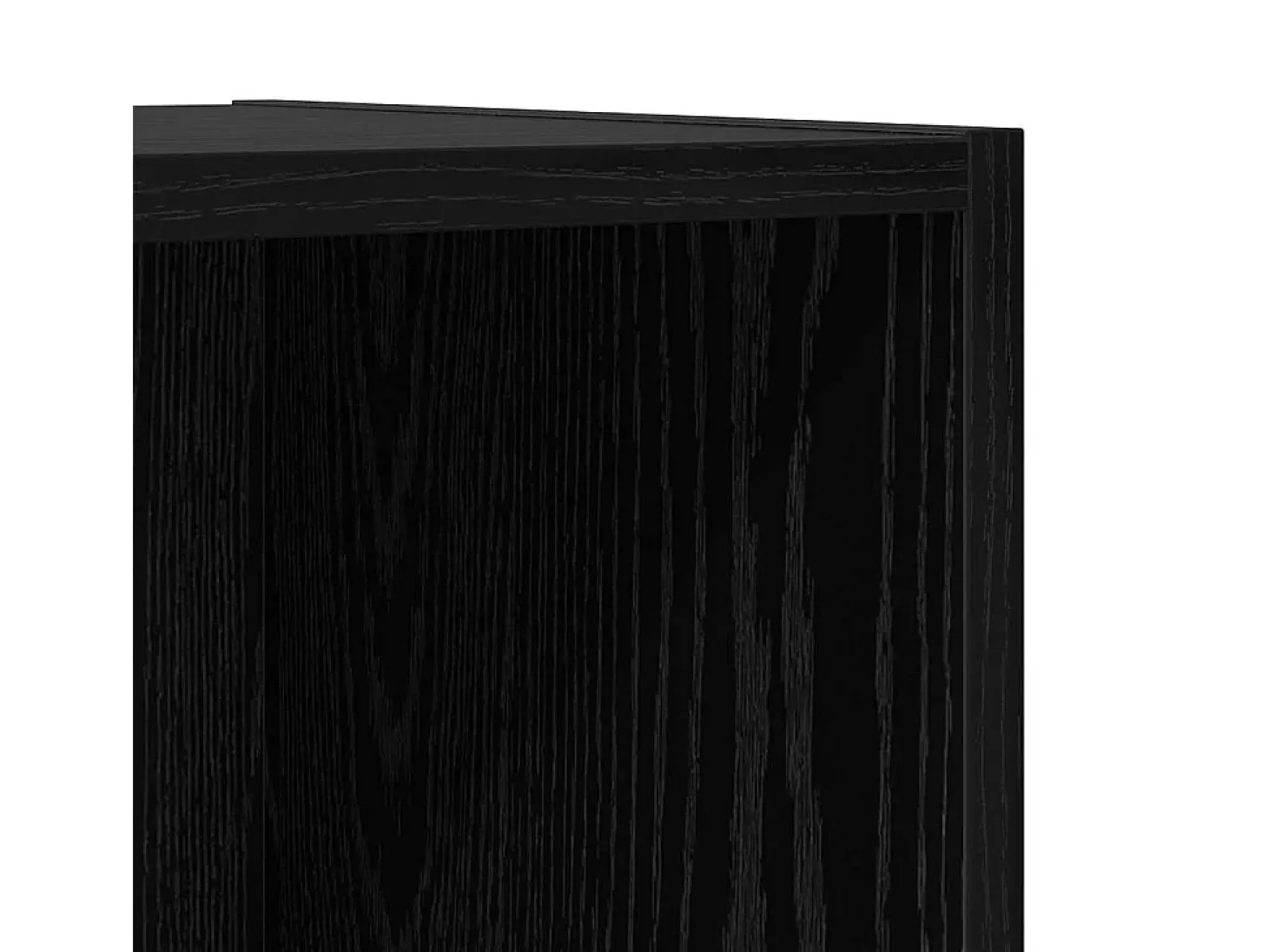 Gabinete de TV 2 pcs Negro 37 x 37 x 142.5 cm