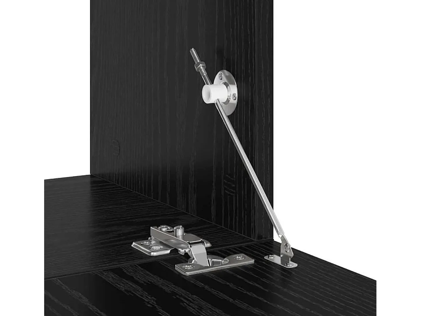 Gabinete de TV 3 pcs Negro 60 x 30 x 30 cm Madera contrachapada
