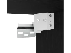 Gabinete de TV 3 pcs Negro 60 x 30 x 30 cm Madera contrachapada
