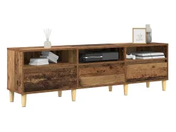 Gabinete de TV con cajón Madera vieja 150 x 30 x 45 cm