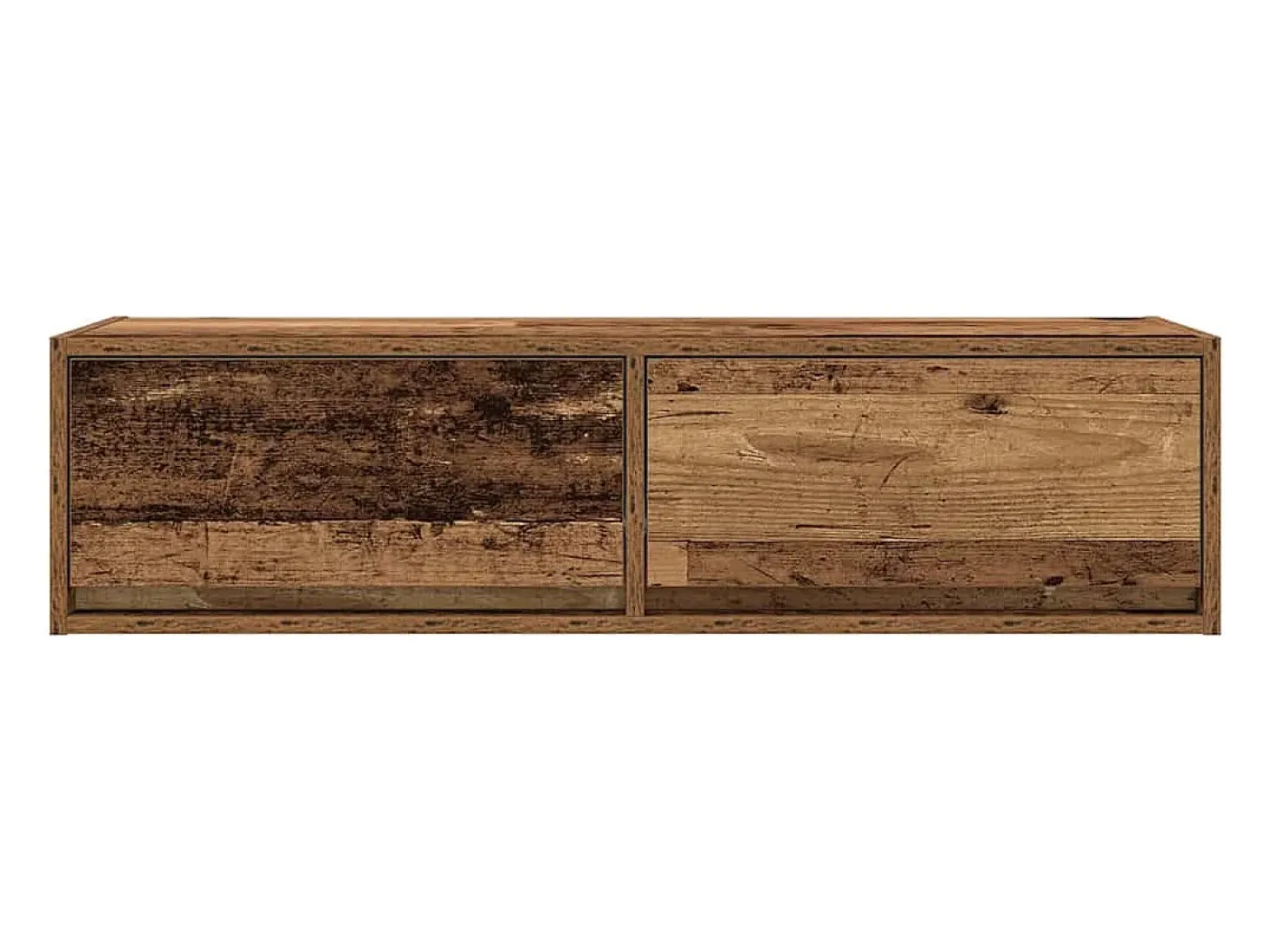 Gabinete de TV con cajón Madera vieja 100 x 31 x 25.5 cm